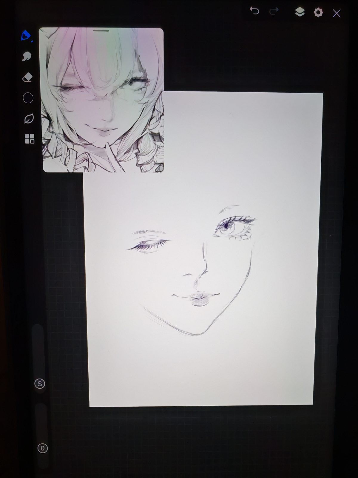 平板板绘草稿